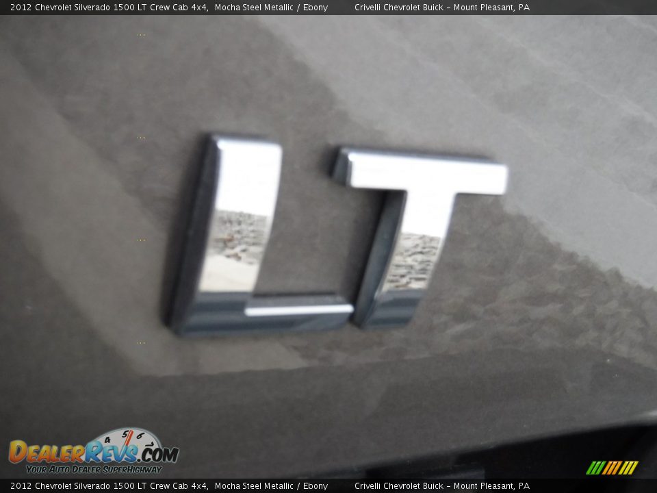 2012 Chevrolet Silverado 1500 LT Crew Cab 4x4 Mocha Steel Metallic / Ebony Photo #12