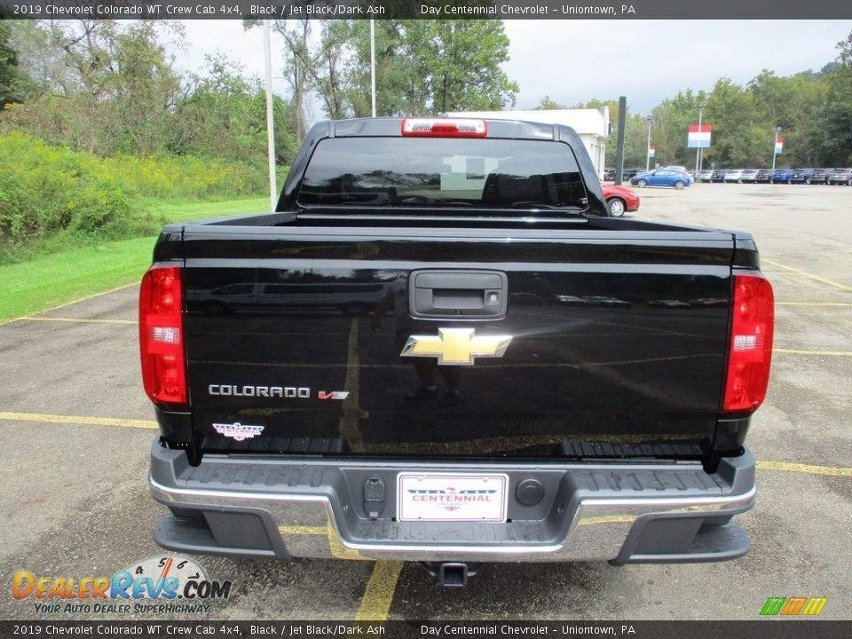 2019 Chevrolet Colorado WT Crew Cab 4x4 Black / Jet Black/Dark Ash Photo #4