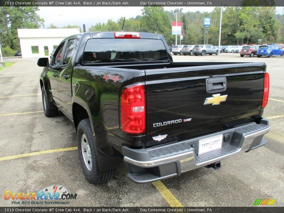 2019 Chevrolet Colorado WT Crew Cab 4x4 Black / Jet Black/Dark Ash Photo #5