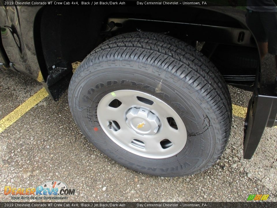 2019 Chevrolet Colorado WT Crew Cab 4x4 Black / Jet Black/Dark Ash Photo #7