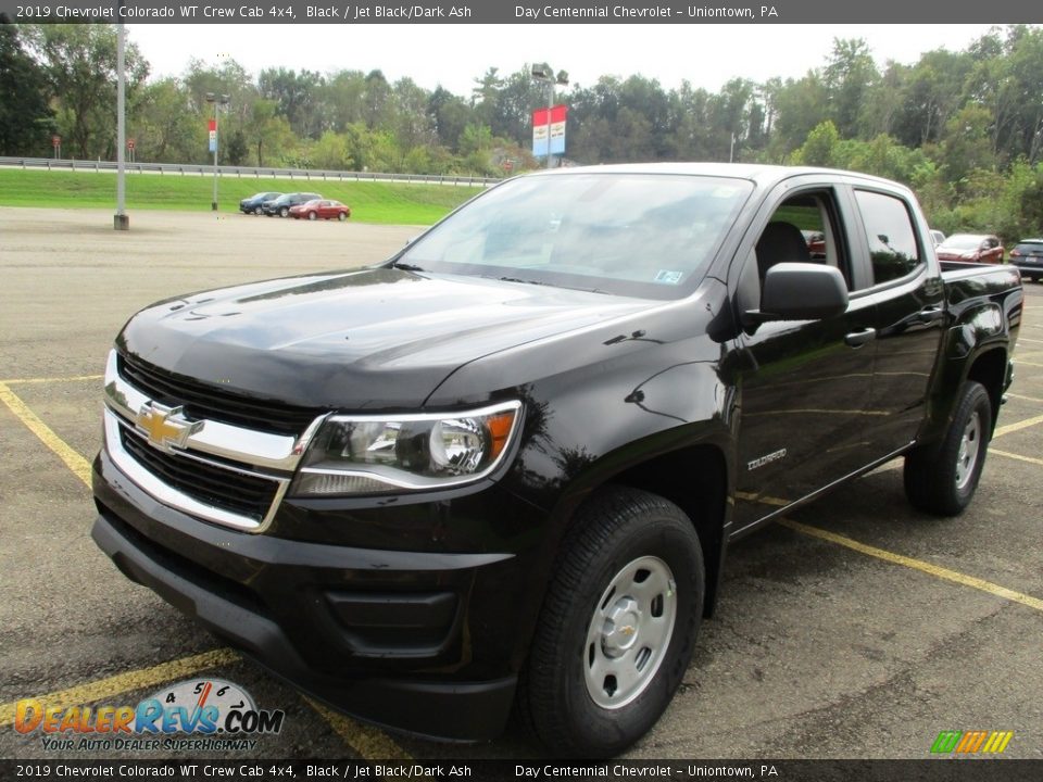 2019 Chevrolet Colorado WT Crew Cab 4x4 Black / Jet Black/Dark Ash Photo #8