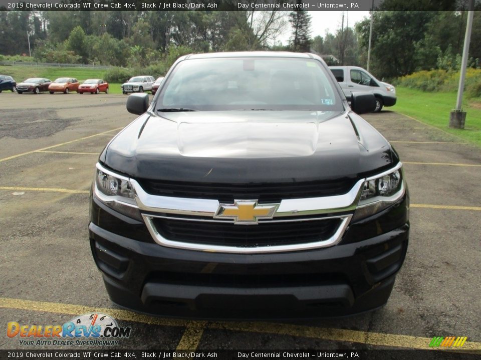 2019 Chevrolet Colorado WT Crew Cab 4x4 Black / Jet Black/Dark Ash Photo #9