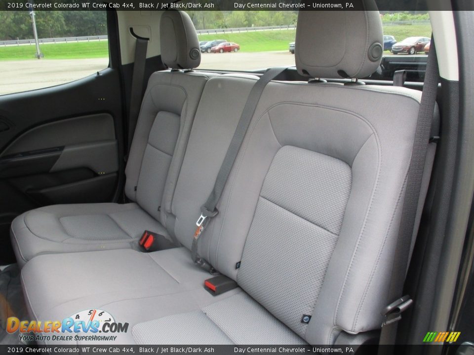 Rear Seat of 2019 Chevrolet Colorado WT Crew Cab 4x4 Photo #13