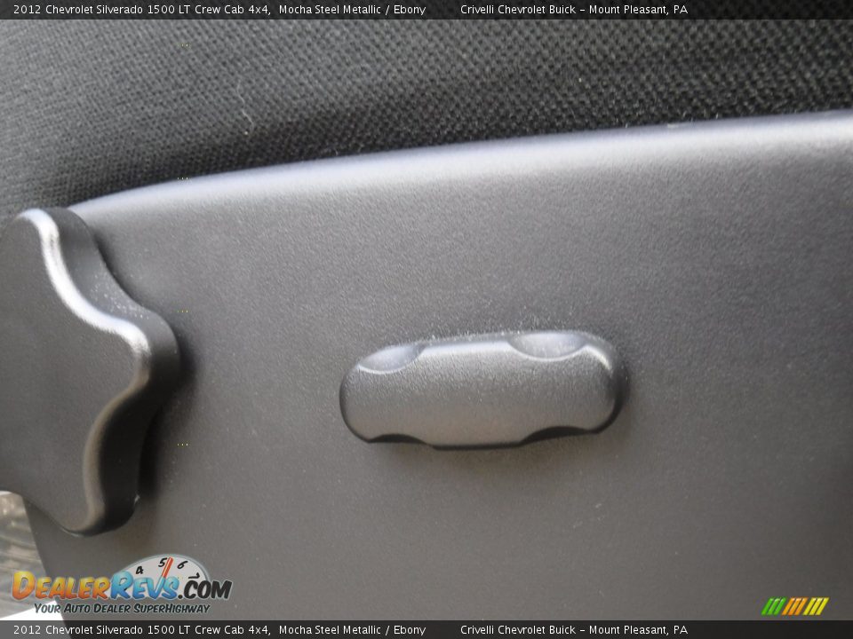 2012 Chevrolet Silverado 1500 LT Crew Cab 4x4 Mocha Steel Metallic / Ebony Photo #18