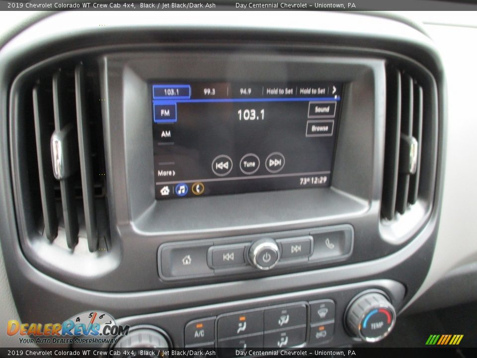 2019 Chevrolet Colorado WT Crew Cab 4x4 Black / Jet Black/Dark Ash Photo #16