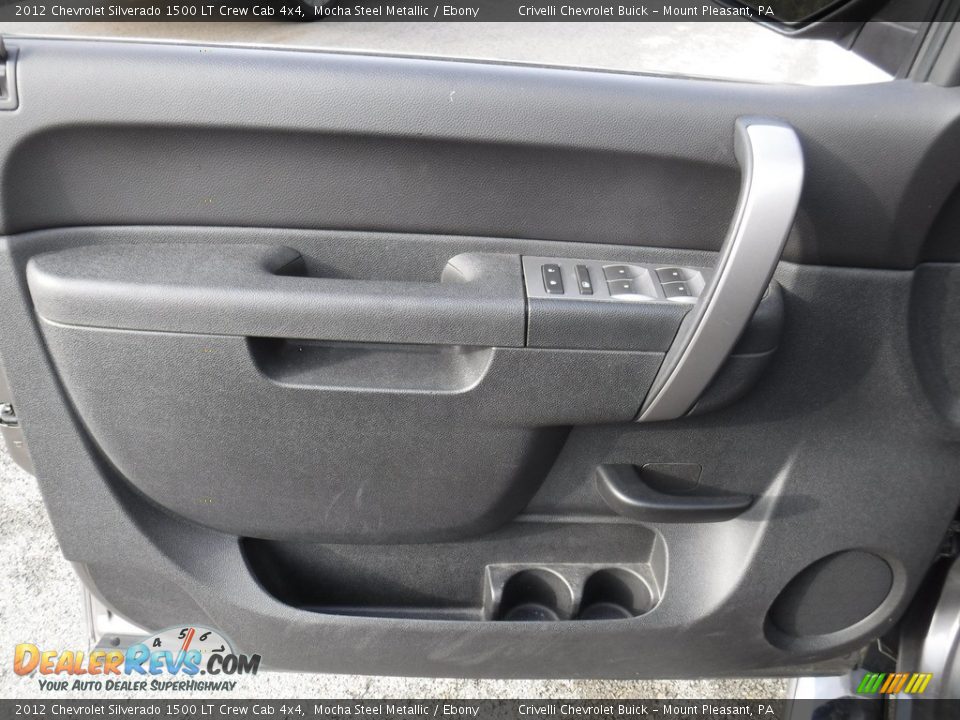 2012 Chevrolet Silverado 1500 LT Crew Cab 4x4 Mocha Steel Metallic / Ebony Photo #19