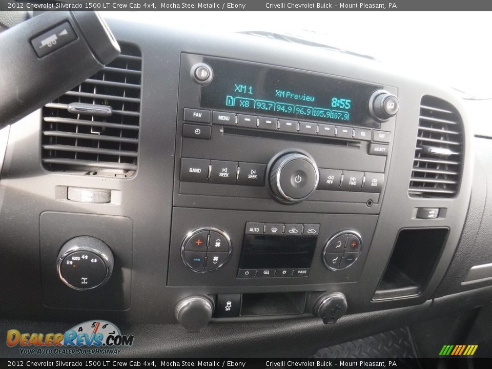 2012 Chevrolet Silverado 1500 LT Crew Cab 4x4 Mocha Steel Metallic / Ebony Photo #20