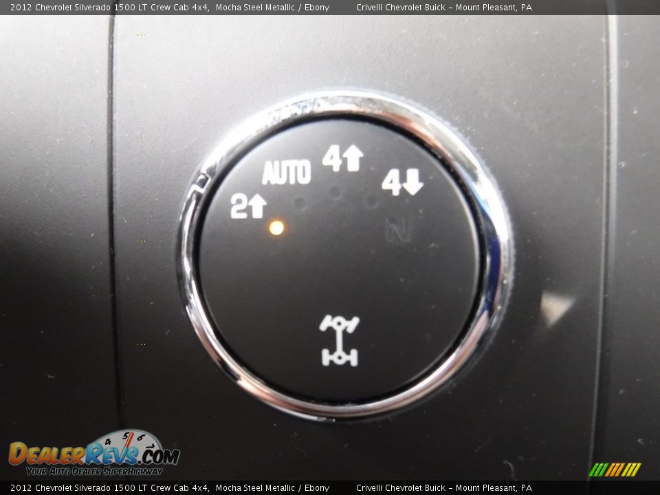 2012 Chevrolet Silverado 1500 LT Crew Cab 4x4 Mocha Steel Metallic / Ebony Photo #21