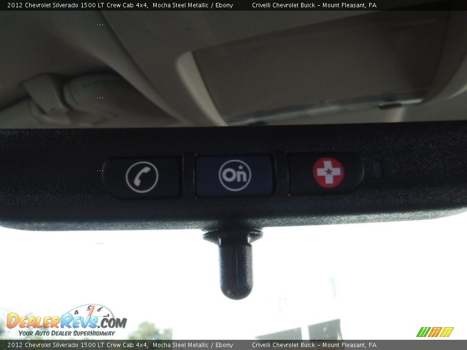 2012 Chevrolet Silverado 1500 LT Crew Cab 4x4 Mocha Steel Metallic / Ebony Photo #22