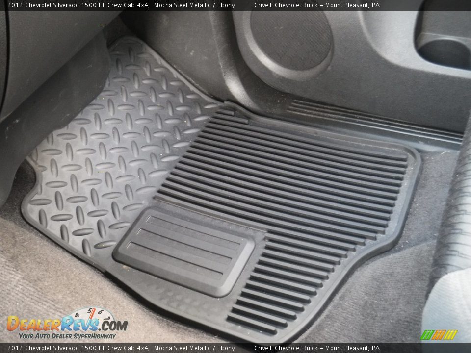 2012 Chevrolet Silverado 1500 LT Crew Cab 4x4 Mocha Steel Metallic / Ebony Photo #23
