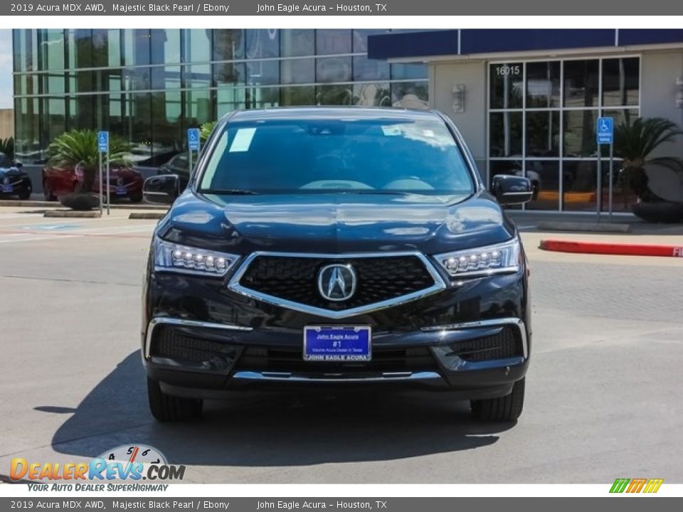 2019 Acura MDX AWD Majestic Black Pearl / Ebony Photo #2