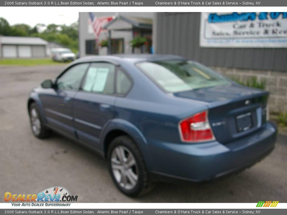 2006 Subaru Outback 3.0 R L.L.Bean Edition Sedan Atlantic Blue Pearl / Taupe Photo #12