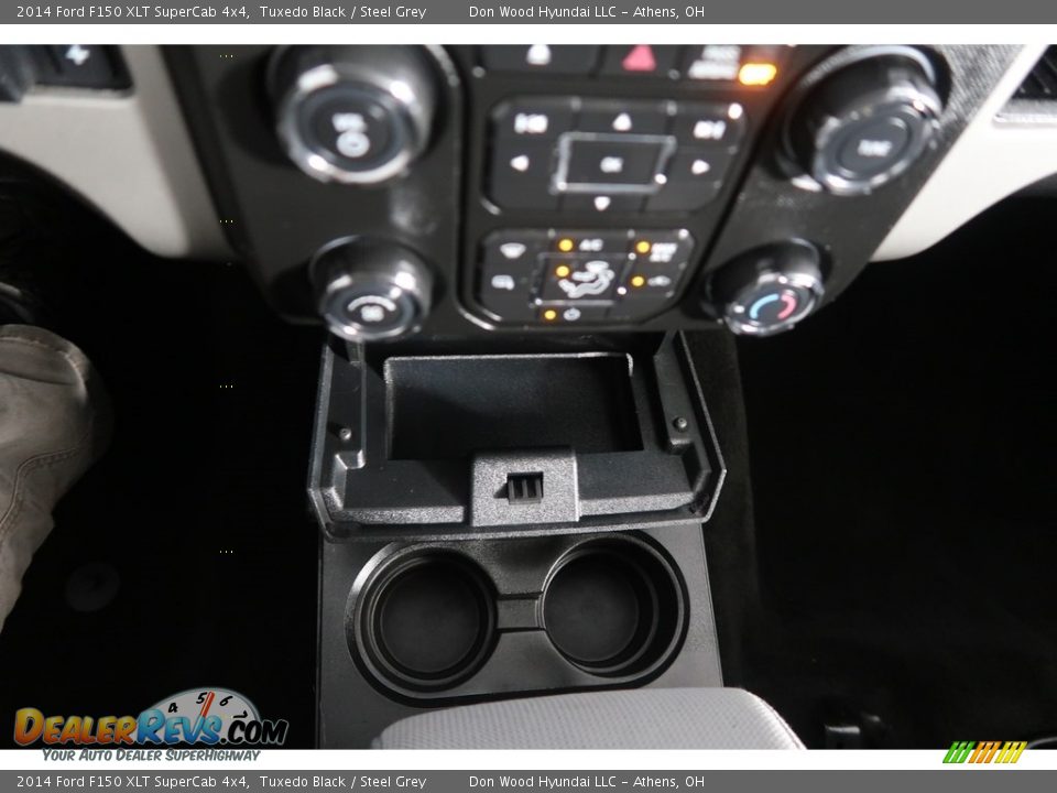 2014 Ford F150 XLT SuperCab 4x4 Tuxedo Black / Steel Grey Photo #23