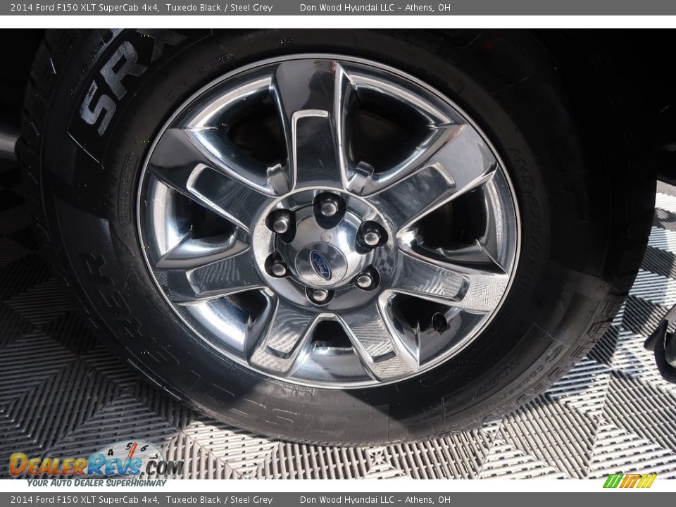2014 Ford F150 XLT SuperCab 4x4 Tuxedo Black / Steel Grey Photo #27