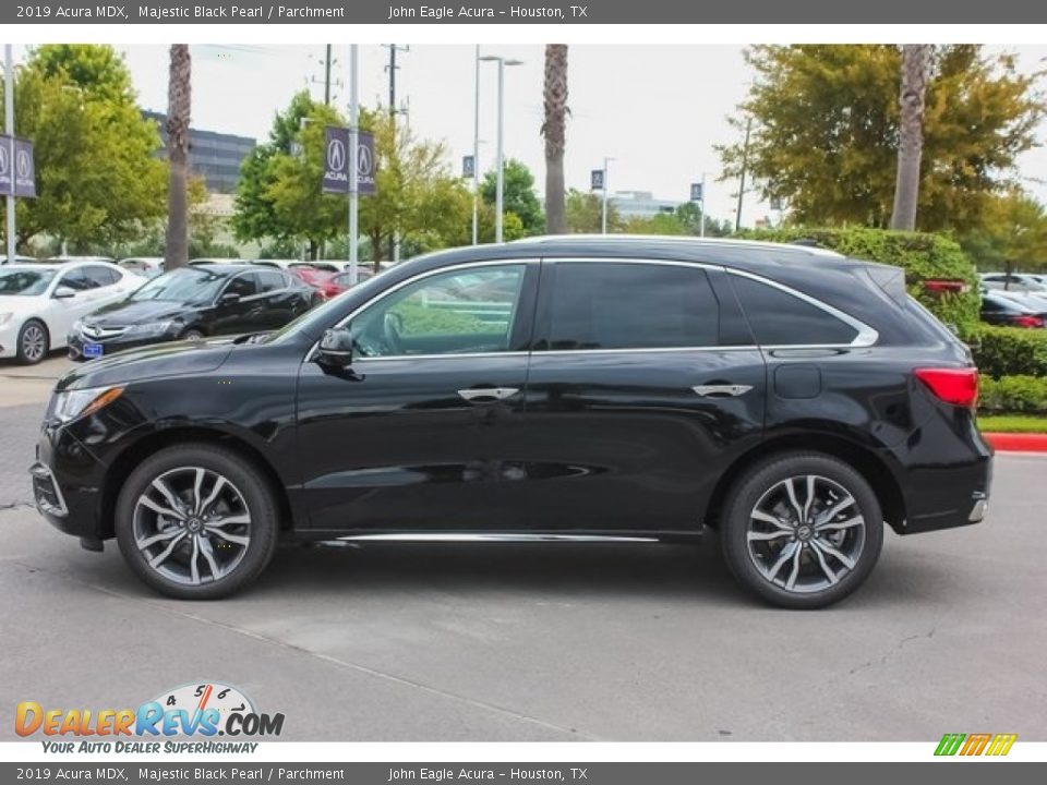2019 Acura MDX Majestic Black Pearl / Parchment Photo #4