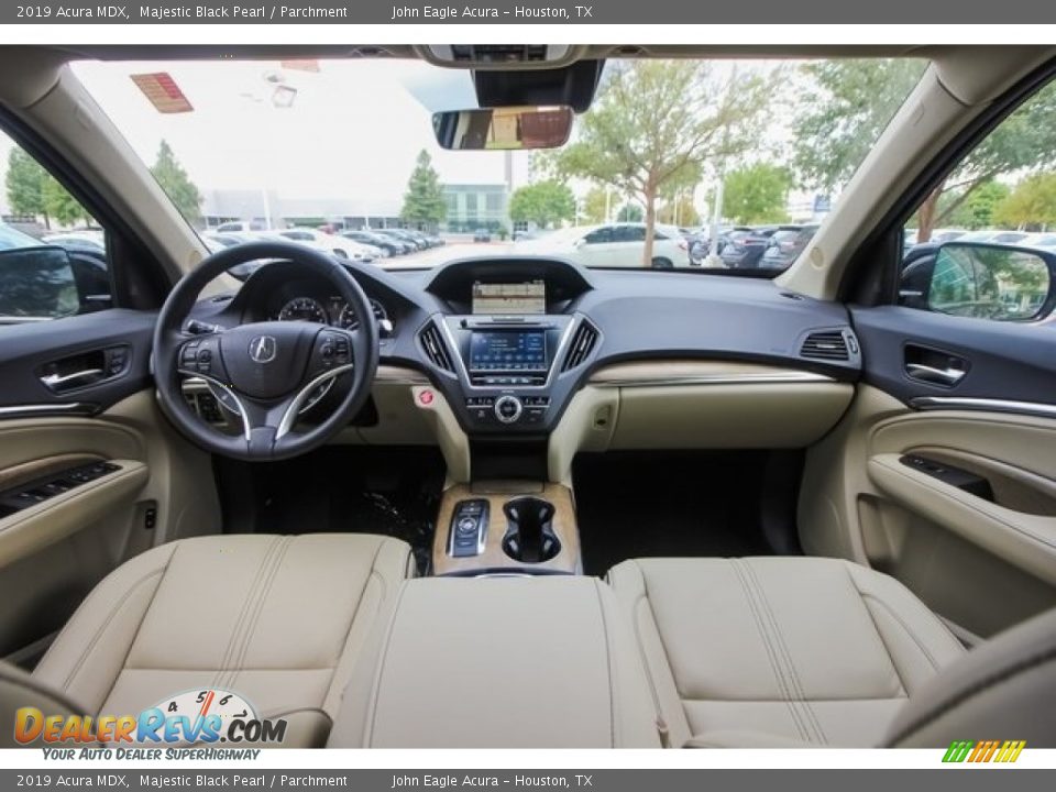 2019 Acura MDX Majestic Black Pearl / Parchment Photo #9