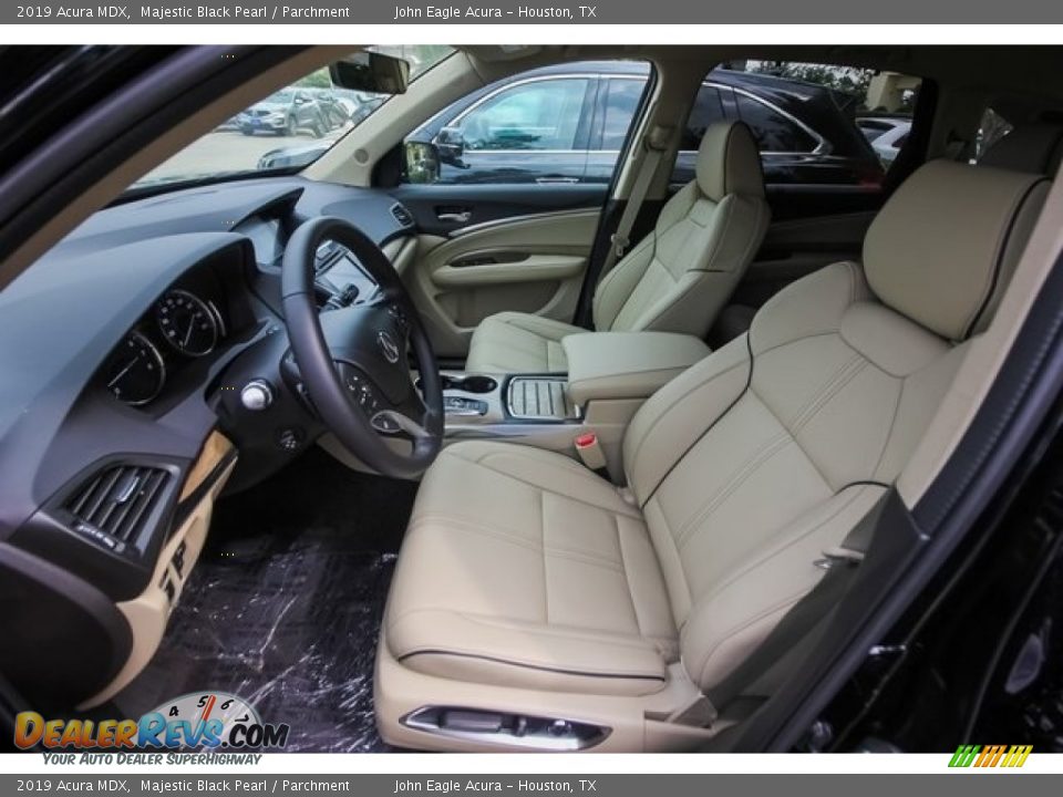 2019 Acura MDX Majestic Black Pearl / Parchment Photo #19