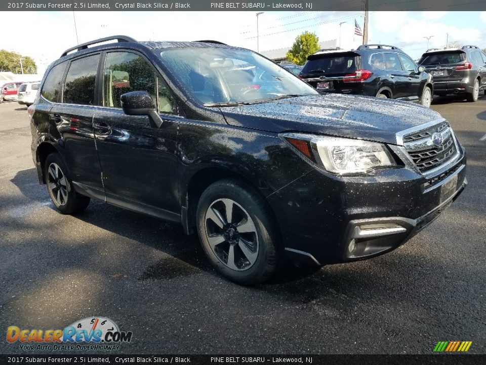 2017 Subaru Forester 2.5i Limited Crystal Black Silica / Black Photo #1