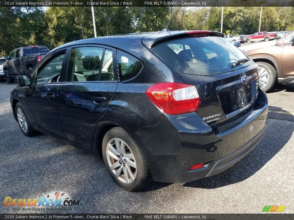 2016 Subaru Impreza 2.0i Premium 5-door Crystal Black Silica / Black Photo #2