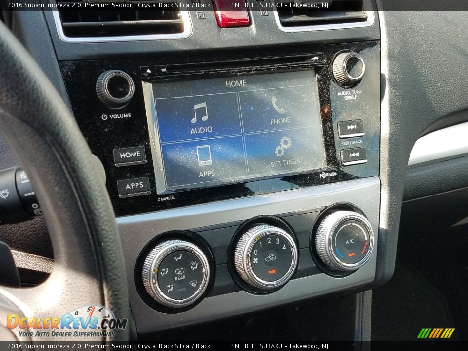 2016 Subaru Impreza 2.0i Premium 5-door Crystal Black Silica / Black Photo #4