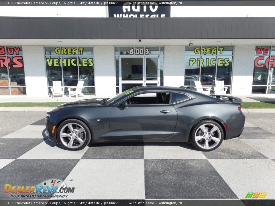 2017 Chevrolet Camaro SS Coupe Nightfall Gray Metallic / Jet Black Photo #1