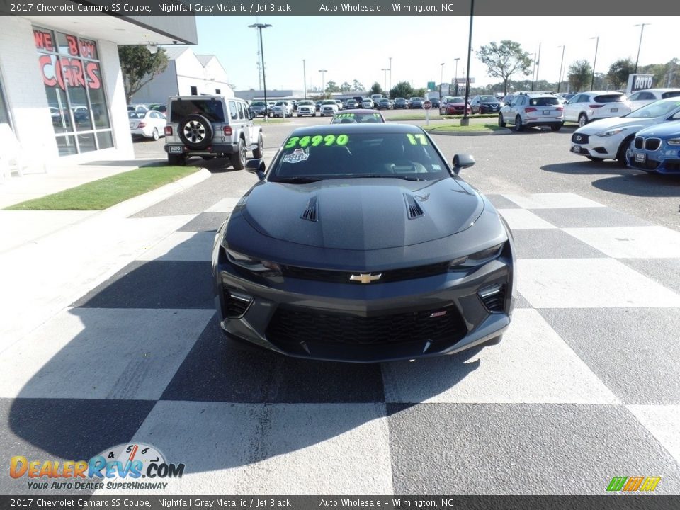 2017 Chevrolet Camaro SS Coupe Nightfall Gray Metallic / Jet Black Photo #2