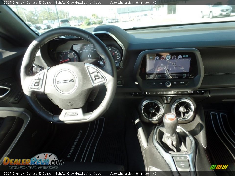 2017 Chevrolet Camaro SS Coupe Nightfall Gray Metallic / Jet Black Photo #15