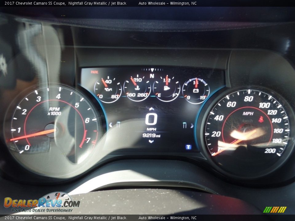 2017 Chevrolet Camaro SS Coupe Nightfall Gray Metallic / Jet Black Photo #16