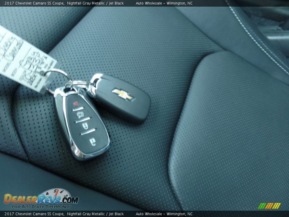 2017 Chevrolet Camaro SS Coupe Nightfall Gray Metallic / Jet Black Photo #20