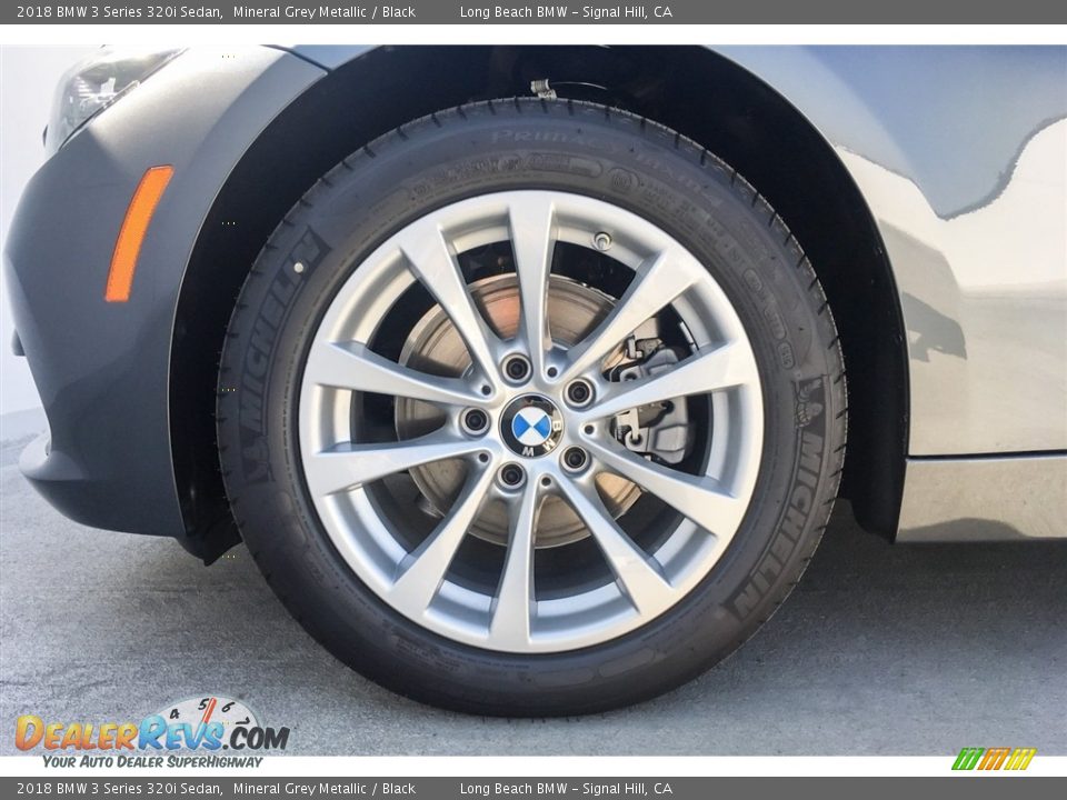 2018 BMW 3 Series 320i Sedan Mineral Grey Metallic / Black Photo #9