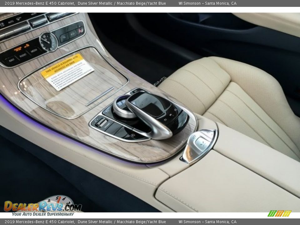 2019 Mercedes-Benz E 450 Cabriolet Dune Silver Metallic / Macchiato Beige/Yacht Blue Photo #7