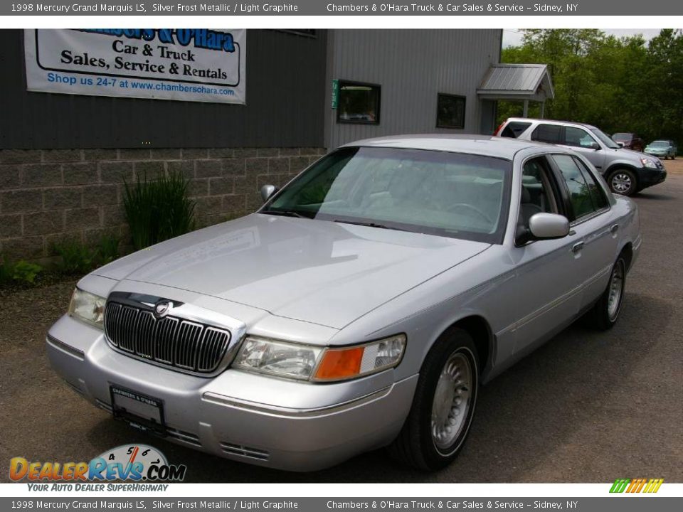 1998 Mercury Grand Marquis LS Silver Frost Metallic / Light Graphite Photo #1