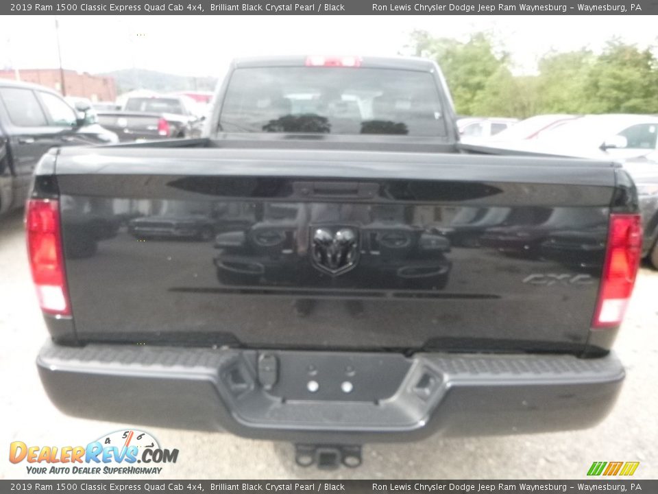 2019 Ram 1500 Classic Express Quad Cab 4x4 Brilliant Black Crystal Pearl / Black Photo #3