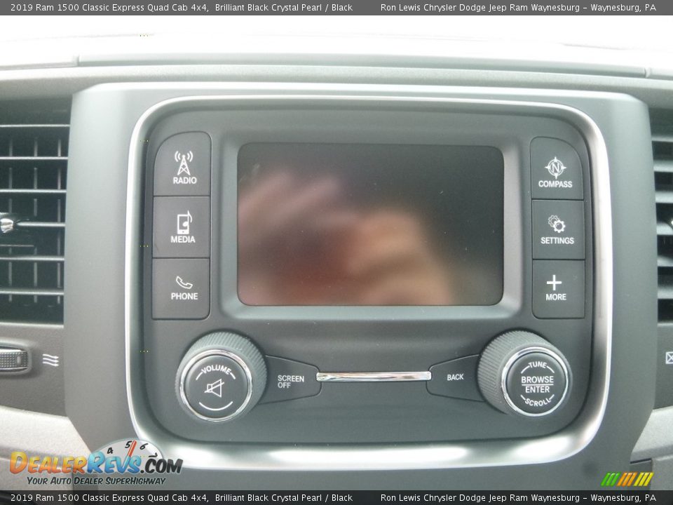 2019 Ram 1500 Classic Express Quad Cab 4x4 Brilliant Black Crystal Pearl / Black Photo #15