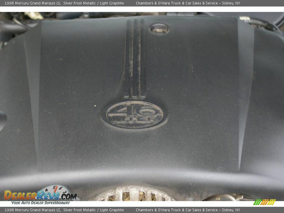 1998 Mercury Grand Marquis LS Silver Frost Metallic / Light Graphite Photo #13
