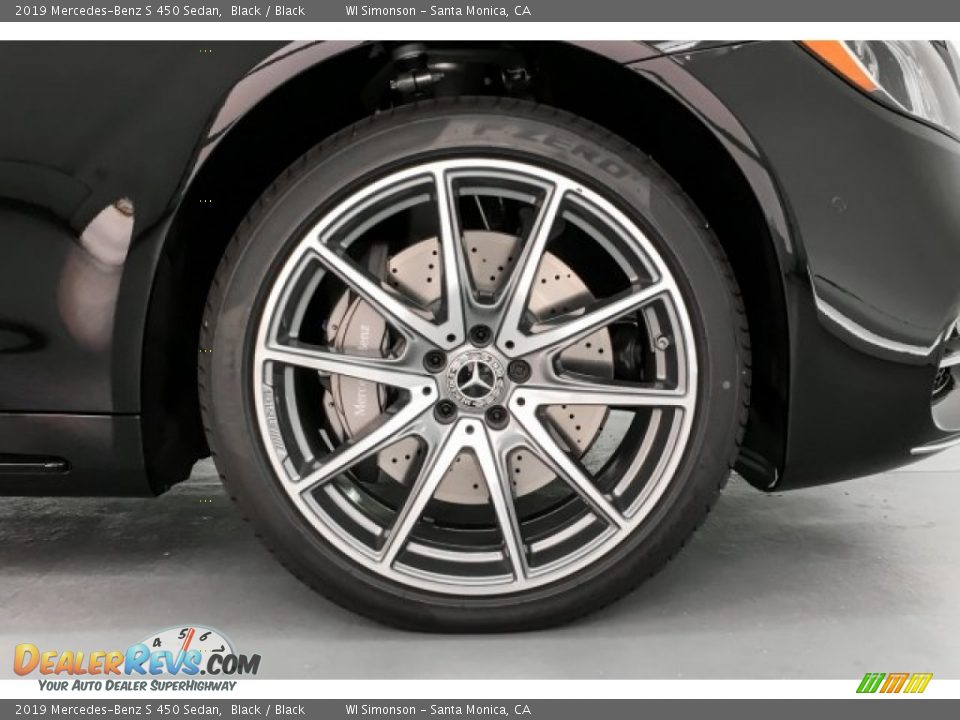 2019 Mercedes-Benz S 450 Sedan Black / Black Photo #9