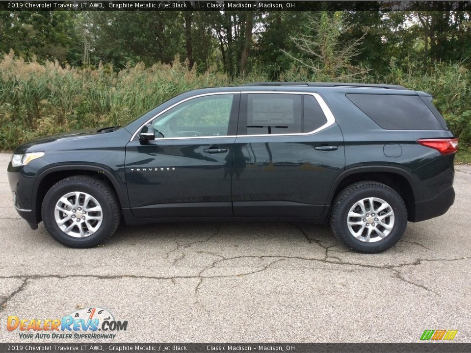 2019 Chevrolet Traverse LT AWD Graphite Metallic / Jet Black Photo #3