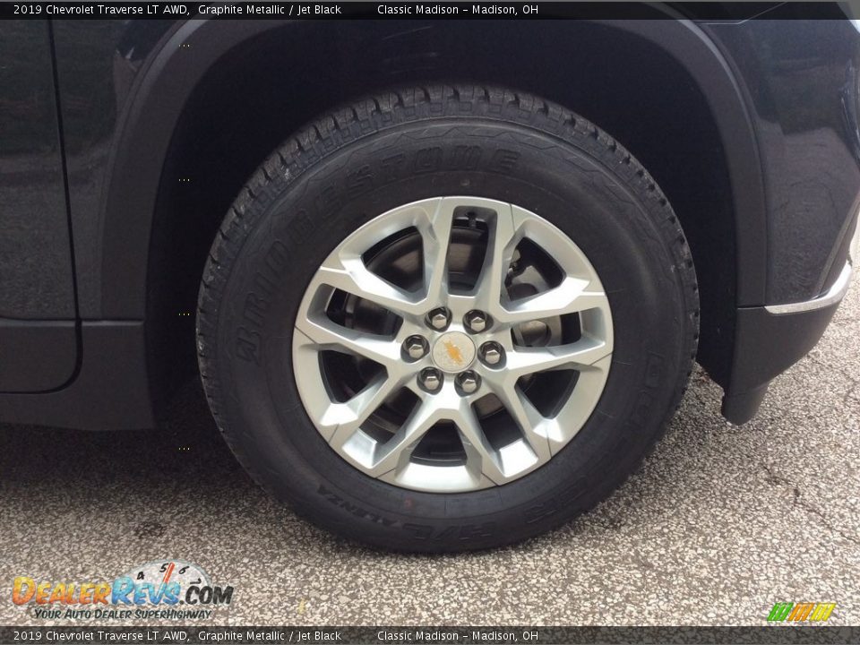 2019 Chevrolet Traverse LT AWD Graphite Metallic / Jet Black Photo #7