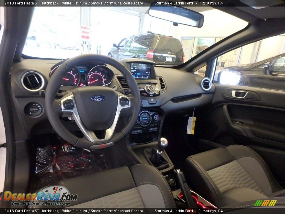 Smoke Storm/Charcoal Recaro Interior - 2018 Ford Fiesta ST Hatchback Photo #8