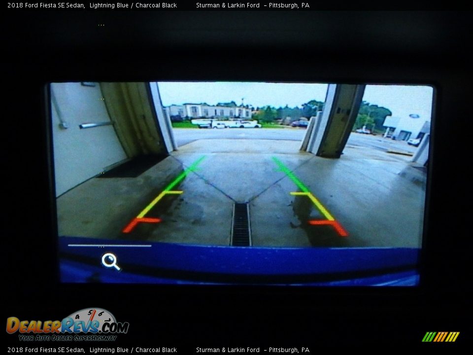 2018 Ford Fiesta SE Sedan Lightning Blue / Charcoal Black Photo #13