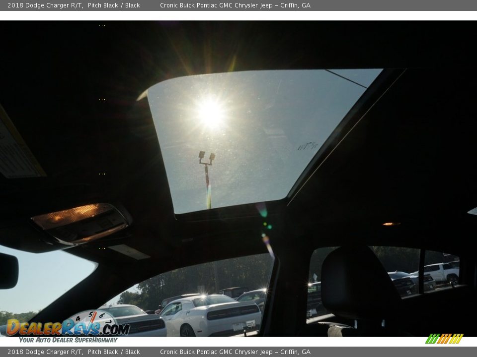 2018 Dodge Charger R/T Pitch Black / Black Photo #6