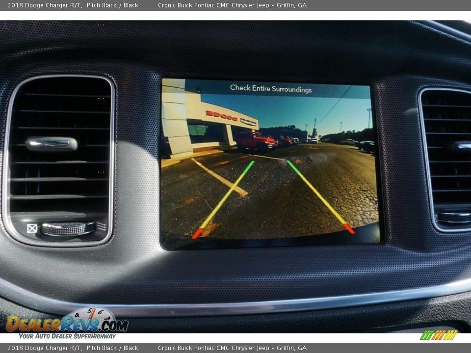 2018 Dodge Charger R/T Pitch Black / Black Photo #8