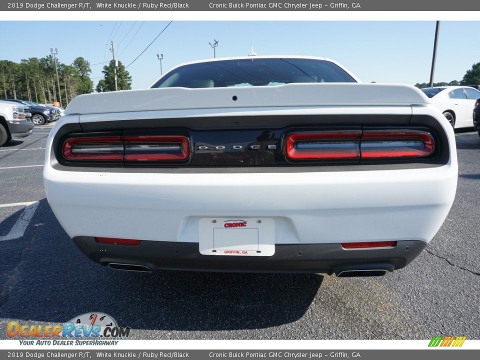 2019 Dodge Challenger R/T White Knuckle / Ruby Red/Black Photo #12