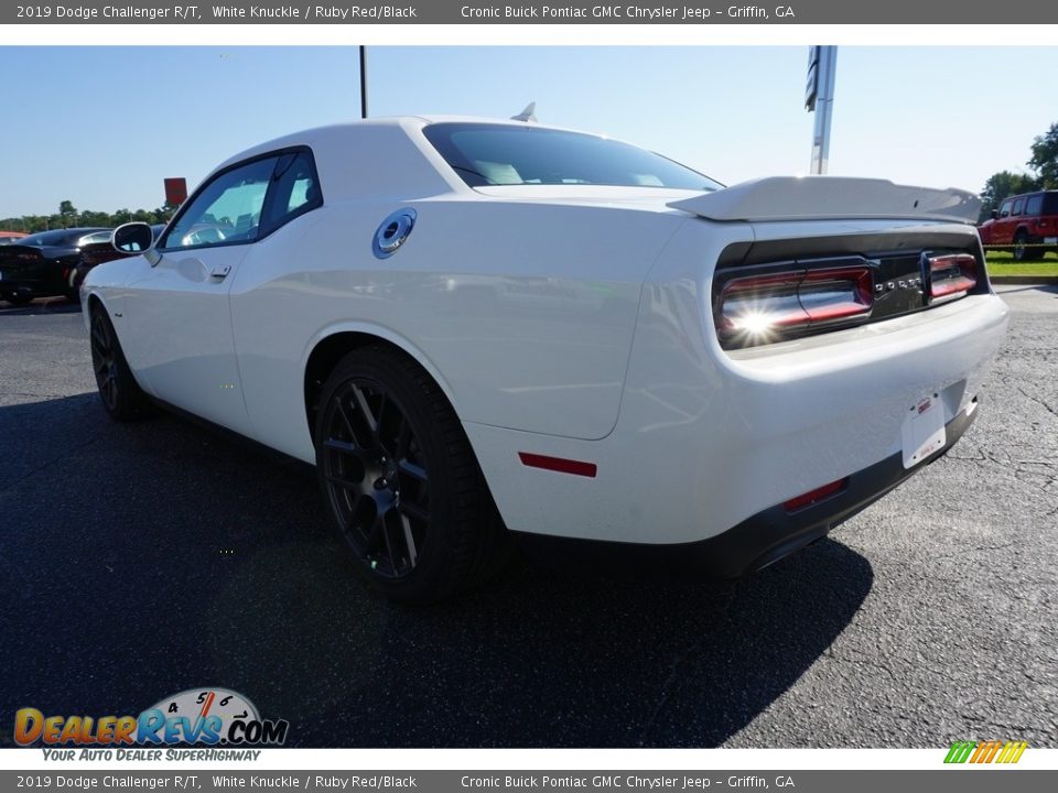 2019 Dodge Challenger R/T White Knuckle / Ruby Red/Black Photo #13