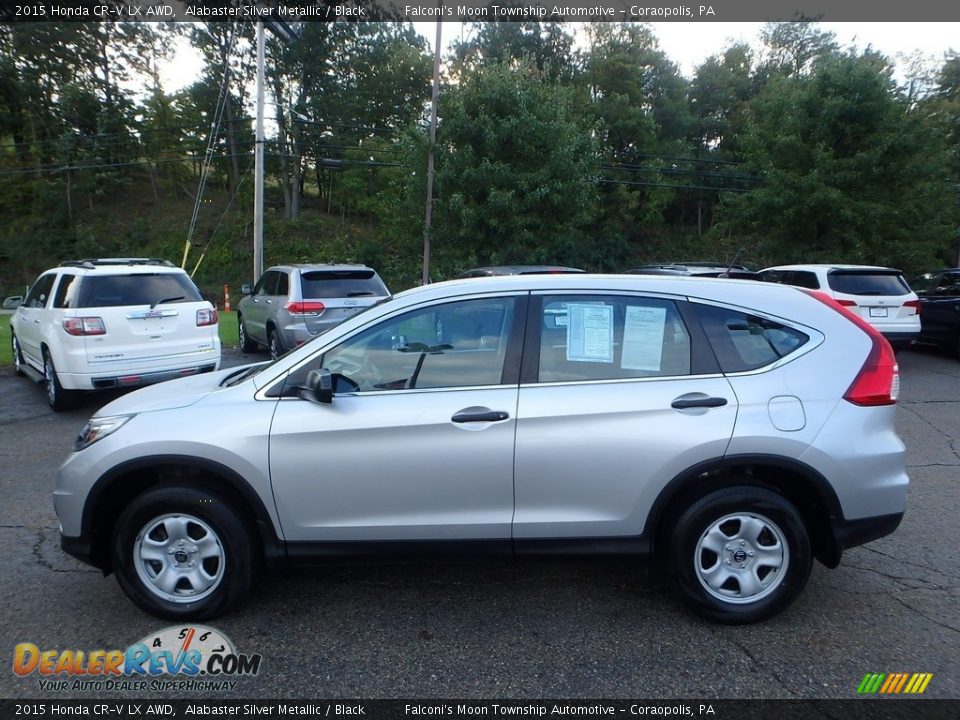2015 Honda CR-V LX AWD Alabaster Silver Metallic / Black Photo #2