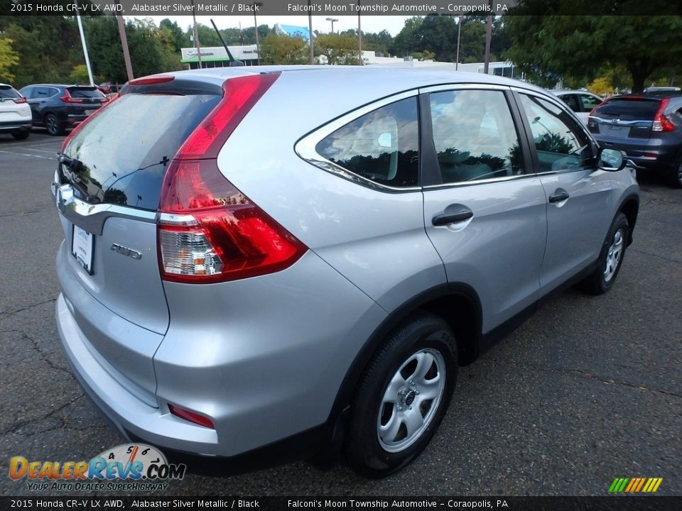 2015 Honda CR-V LX AWD Alabaster Silver Metallic / Black Photo #6