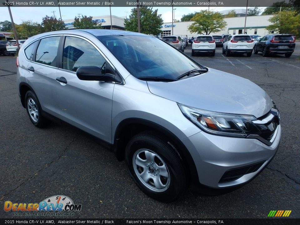 2015 Honda CR-V LX AWD Alabaster Silver Metallic / Black Photo #8