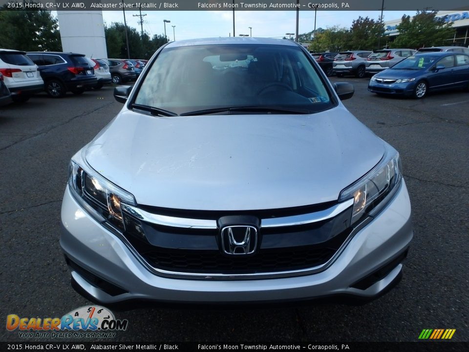 2015 Honda CR-V LX AWD Alabaster Silver Metallic / Black Photo #9