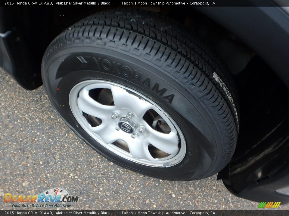 2015 Honda CR-V LX AWD Alabaster Silver Metallic / Black Photo #10
