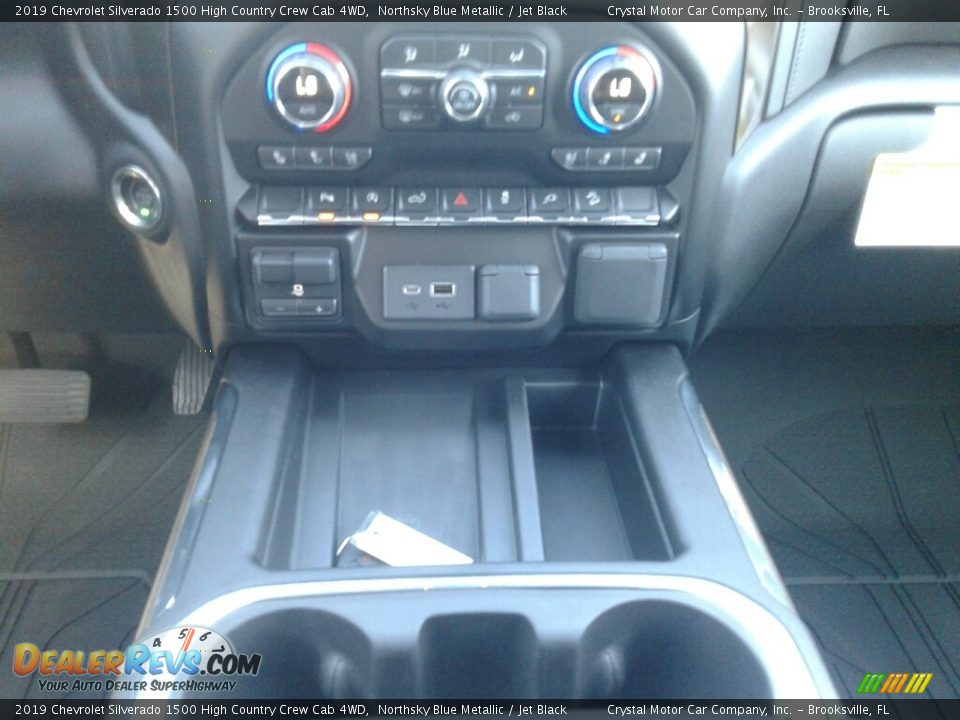 2019 Chevrolet Silverado 1500 High Country Crew Cab 4WD Northsky Blue Metallic / Jet Black Photo #16